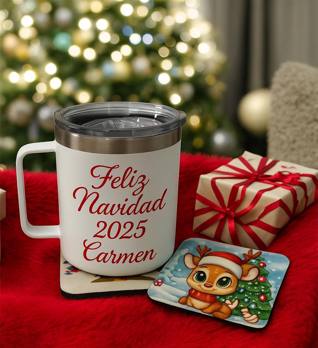 Taza con mensaje en Vinyl